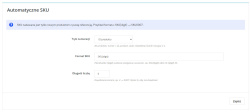 Automatic SKU for PrestaShop — product codes, hands-off