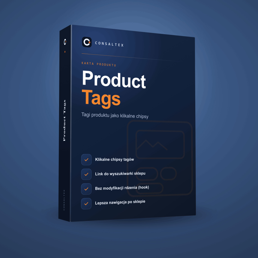 Product tags in PrestaShop — clickable chips on the page