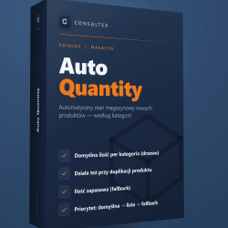 Automatic stock quantity by category - PrestaShop module