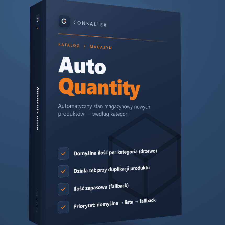 Automatic stock quantity by category - PrestaShop module