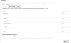 Automatic stock quantity by category - PrestaShop module