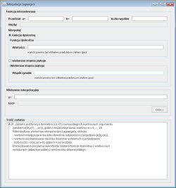 Interpolacja Lagrange'a w Java – metody numeryczne